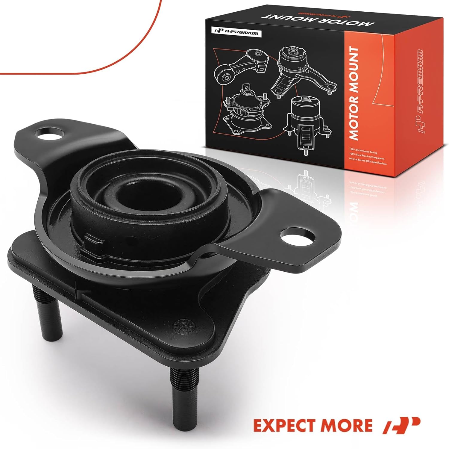 A-Premium Rear Transmission Mount Compatible with Nissan TITAN XD 2016-2019 5.0L, NV2500 2017-2021 5.6L, NV3500 2017-2021 5.6L