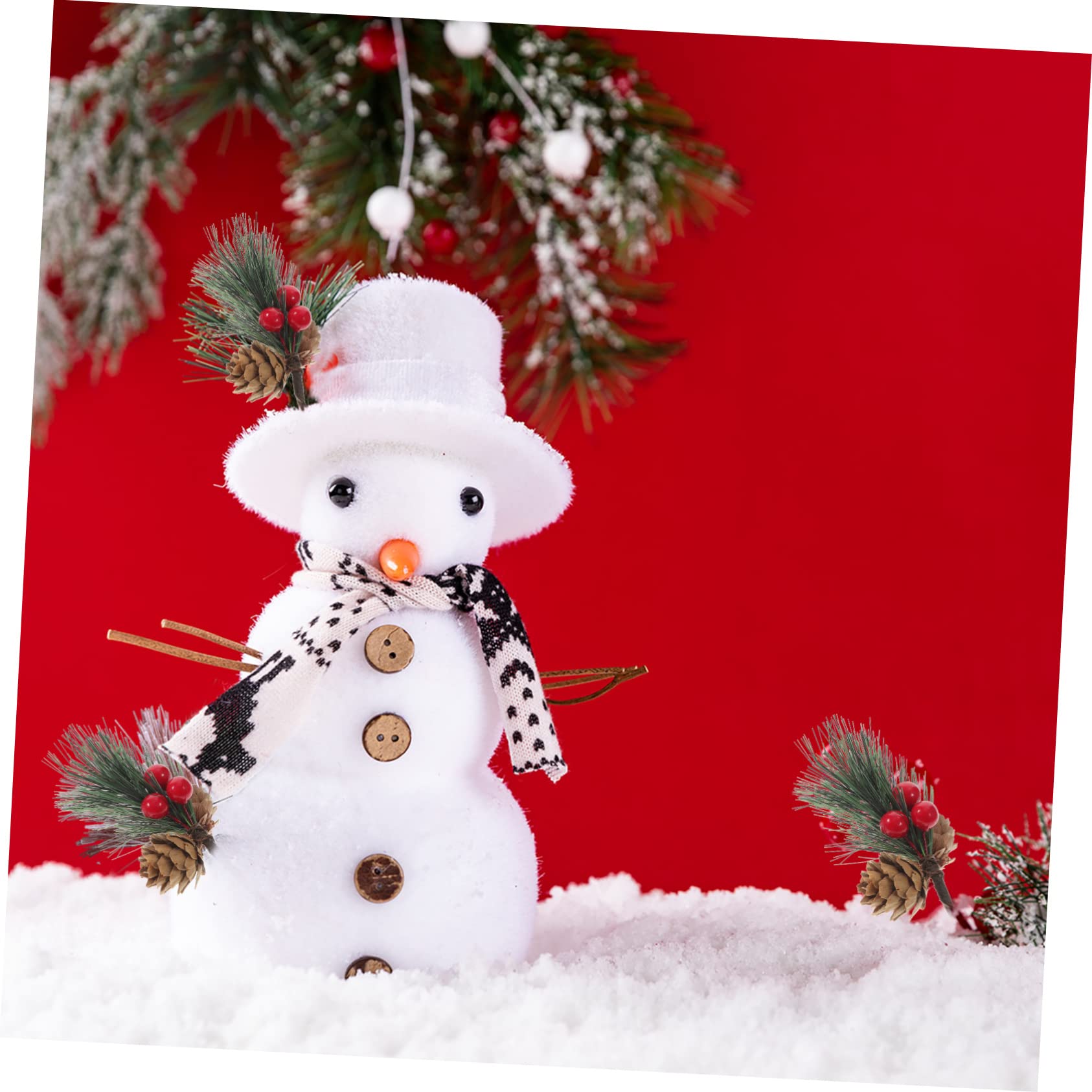 Cabilock - Lot De 5 Branches De Baies Artificielles Type Pommes De Pin Pour Décor Noël - 15 Cm - 12