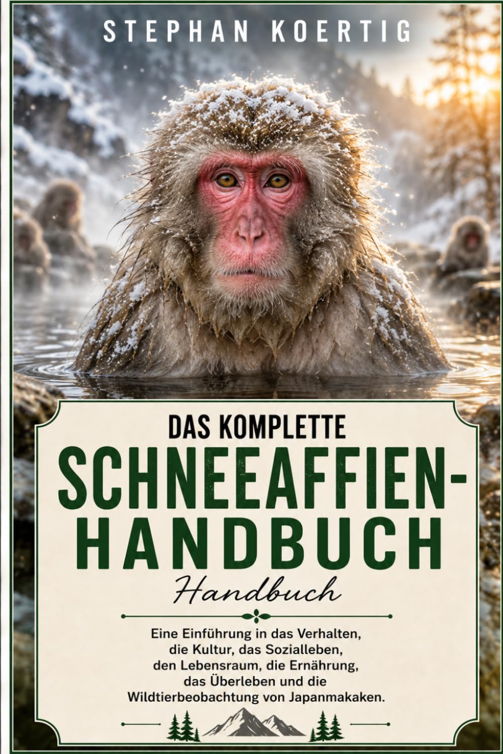 DAS KOMPLETTE SCHNEEAFFIEN-HANDBUCH: Eine Einführung in das Verhalten, die Kultur, das Sozialleben, den Lebensraum, die Ernährung, das Überleben und die Wildtierbeobachtung von Japanmakaken.