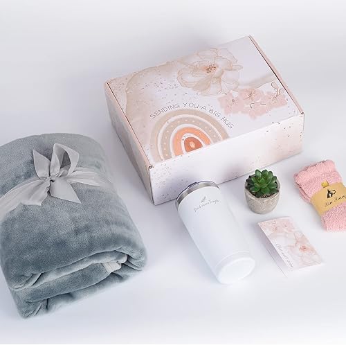 Miniatura 2 de Cesta con texto en inglés Feel Better Basket, Get Well Soon, regalo para mujeres, paquete de cuidado para amigos enfermos después de la cirugía,