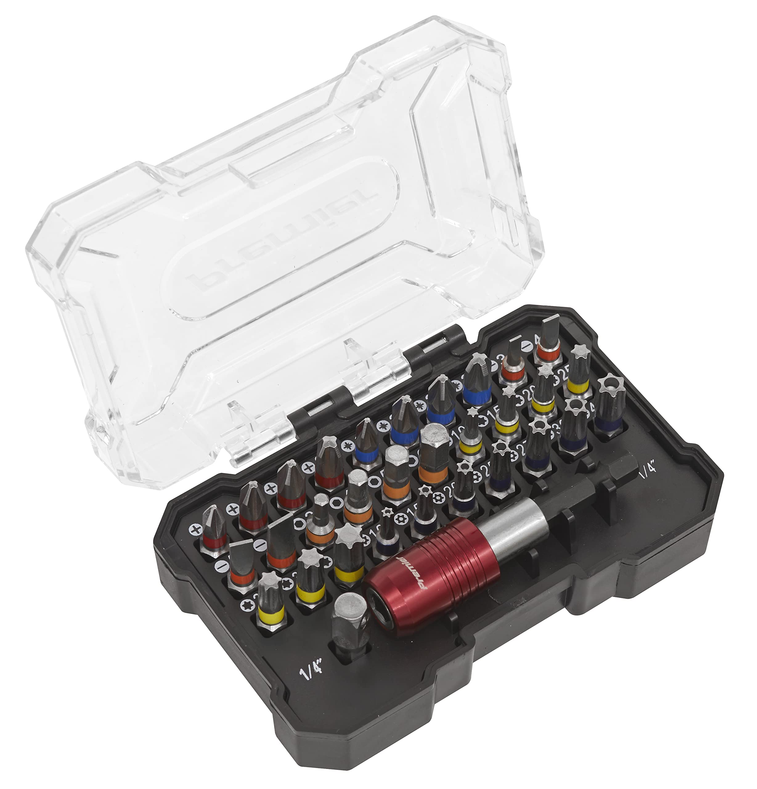 Sealey, Colour Coded Screwdriver Bit Set, 32pc - AK2110