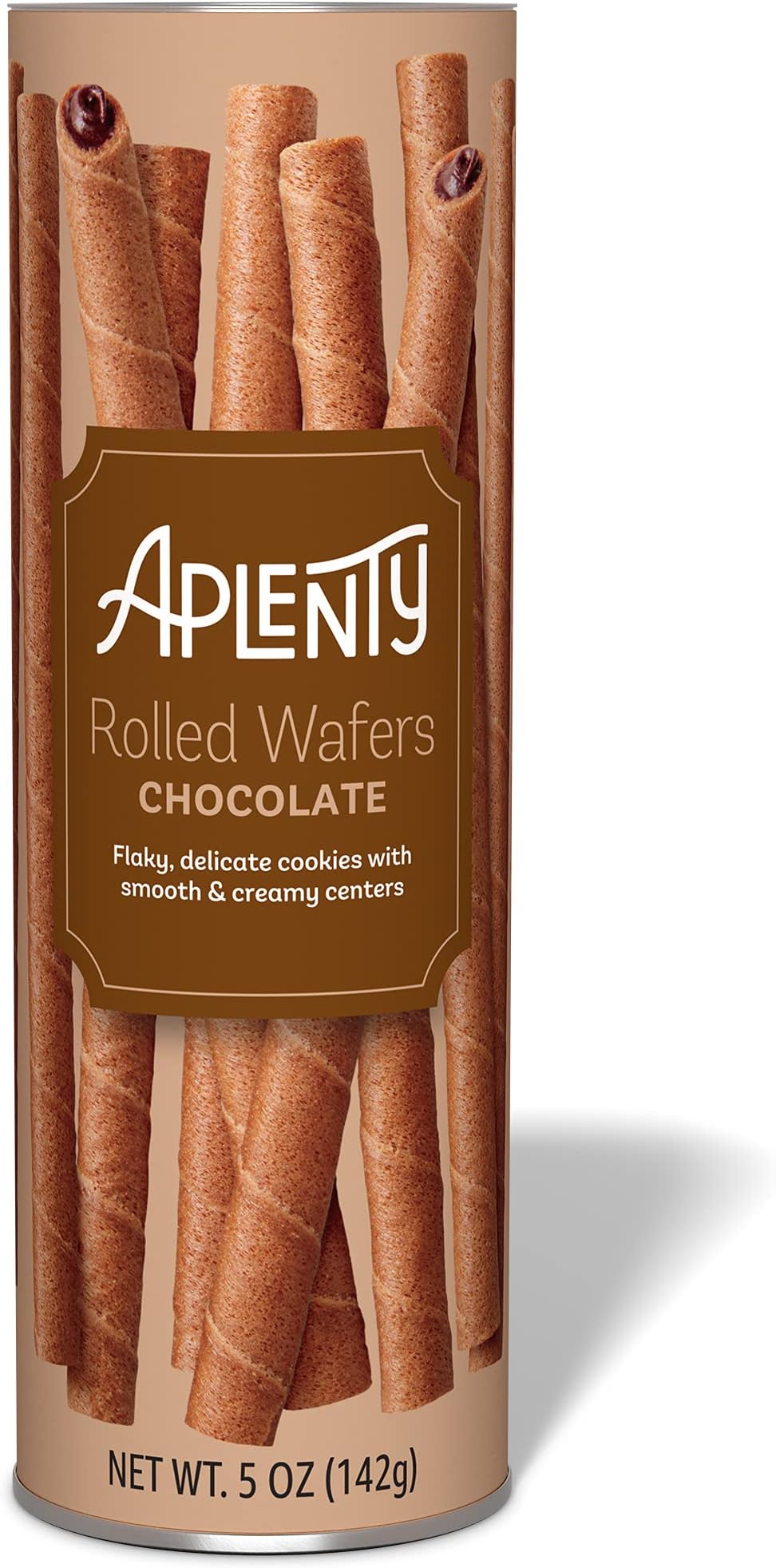 Amazon Brand - Aplenty, Chocolate Rolled Wafers, 5 oz