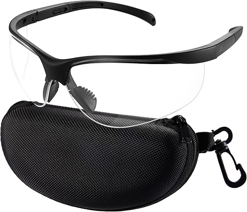 Miniatura 1 de xaegistac Shooting Glasses Anti-fog Shooting Range Eye Protection,Comfortable Hunting Shooting Safety Glasses with Hard Case