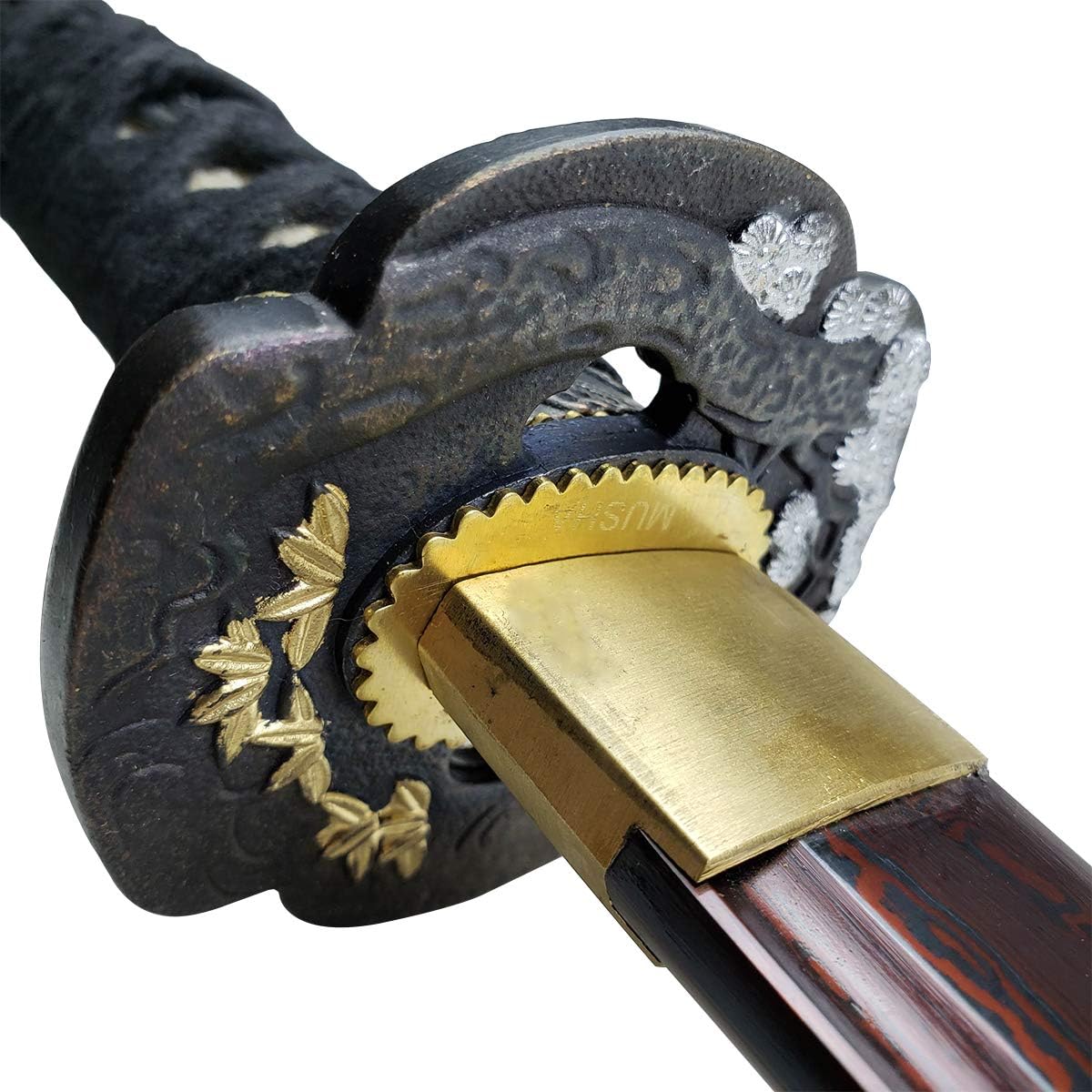 Musha Hand Forged Patterned Traditional Display Piece – Full Length Collector Décor Item with Layered Visual Design