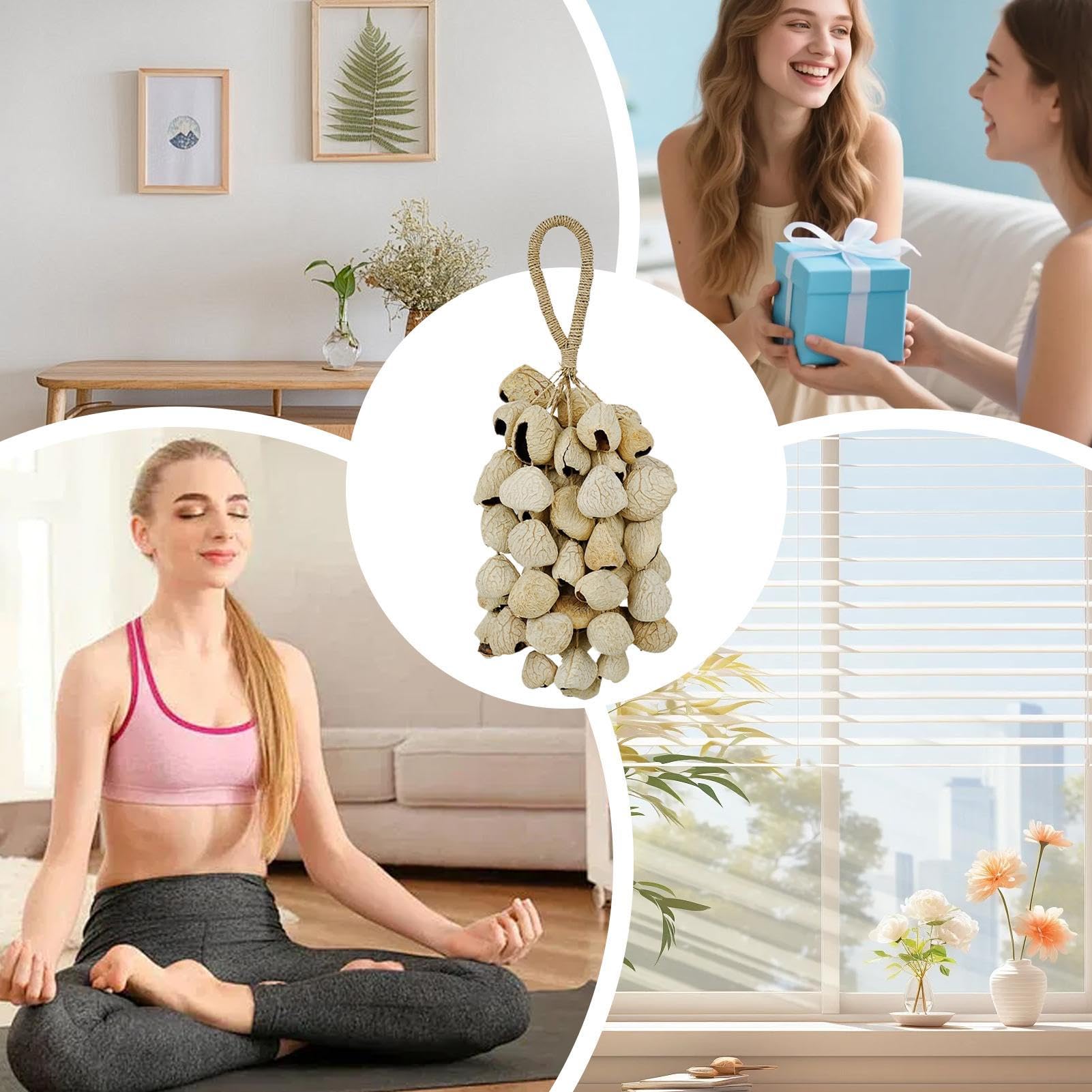 Instrumento de Percusión Decoración del Hogar Interactiva Natural Rústica | Instrumentos Musicales de Juguete Shaker para Adultos Para Adultos Interior Exterior Hogar Dormitorio Relajación