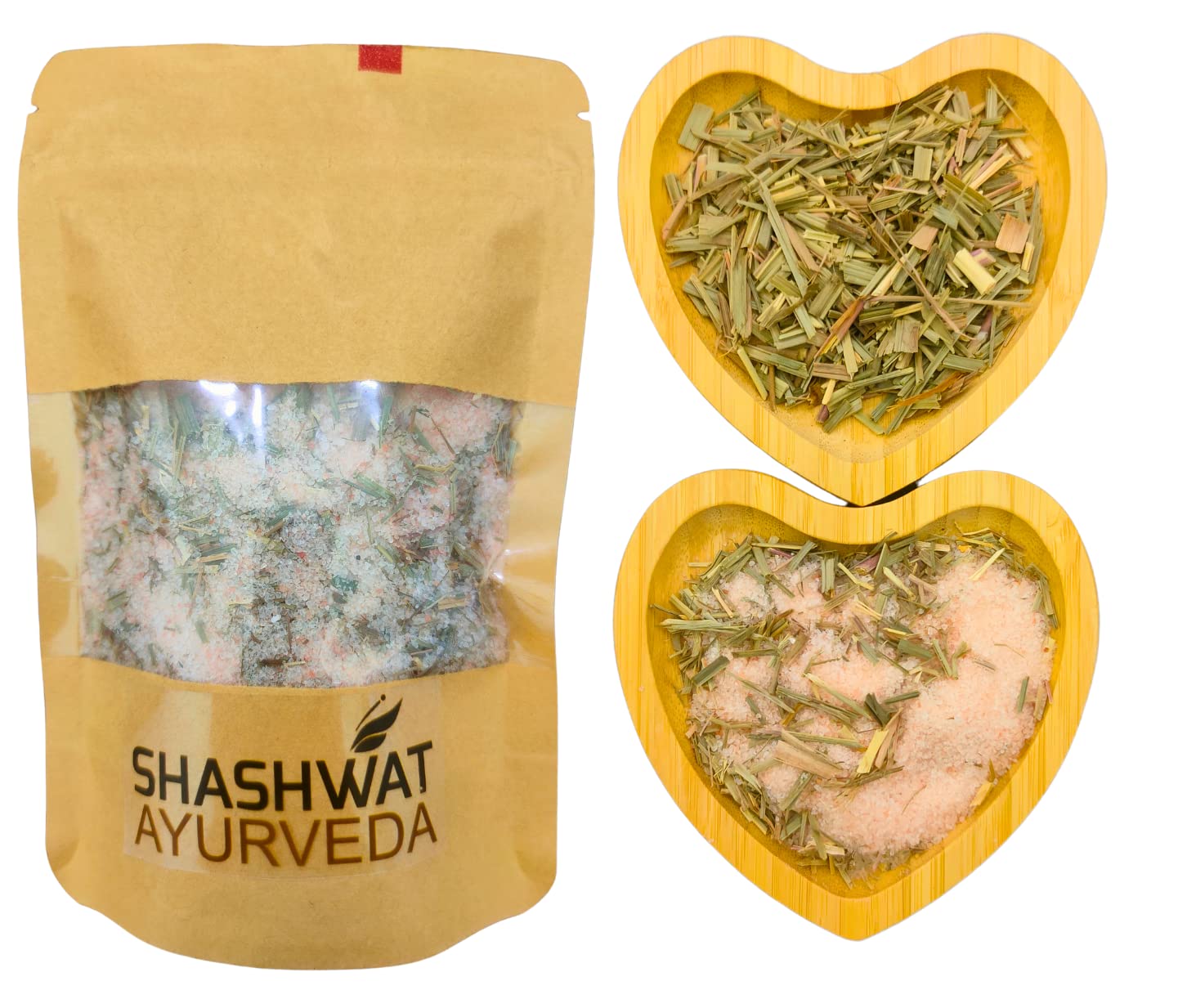 Mineral Rich Himalayan 100% Pink Bath Salt With Natural Combo (Lemon Grass, 250 Gm)-image-46