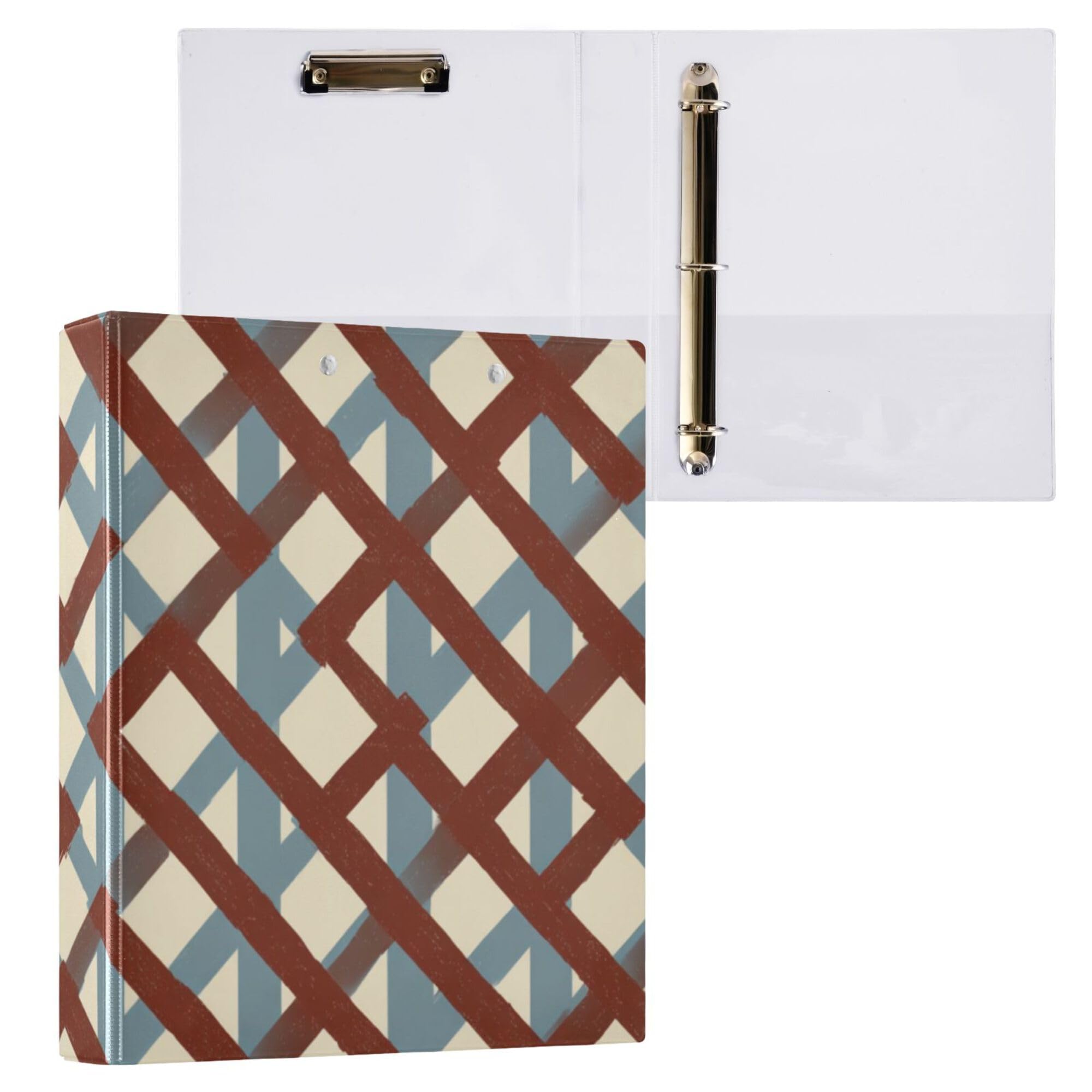Raccoglitore a 3 anelli da 1 12,7 cm con copertina tascabile, confezione da 1/2, raccoglitori universitari per studenti, 200 fogli