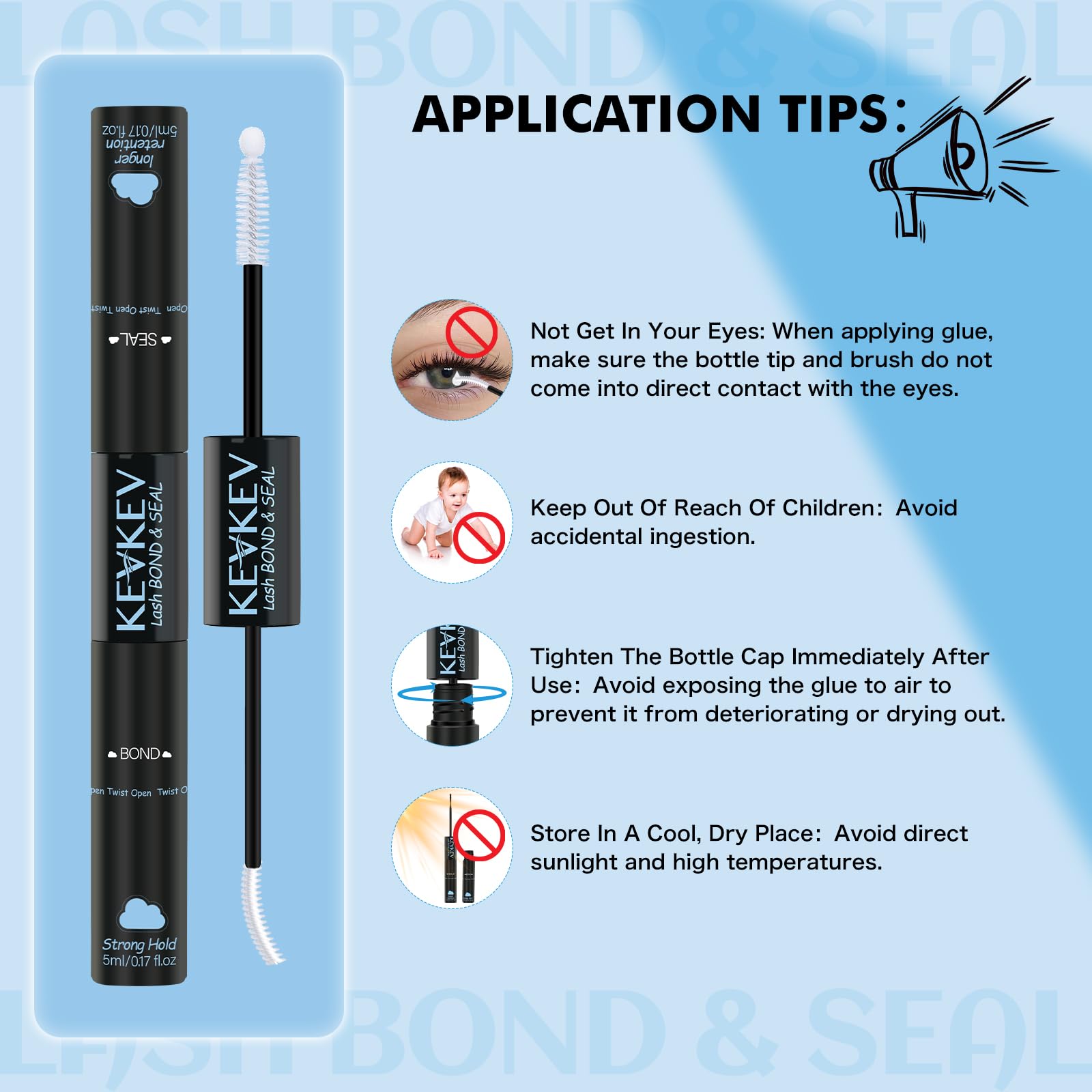 KevKev Lash Glue: Strong & Long-Lasting -5