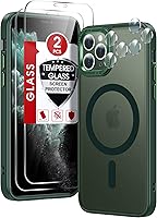 Vista 70 de LeYi Funda para iPhone XR: con protector de pantalla X2 + 2 funda para cámara [compatible con MagSafe] Funda protectora magnética i iphoneXR