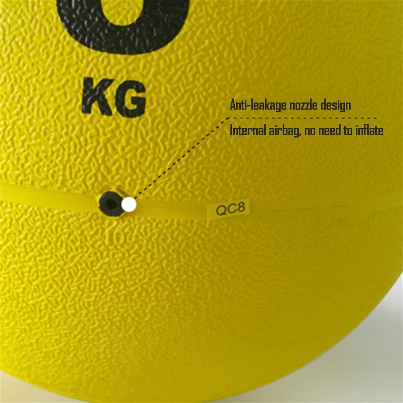 Pelota Medicinal Fitness Training Ball, Equipo De Entrenamiento Deportivo De Entrenamiento De Gravedad del Ejercicio Aeróbico Al Aire Libre, Adecuado para El Entrenamiento Muscular, 1kg / 2.2lbs