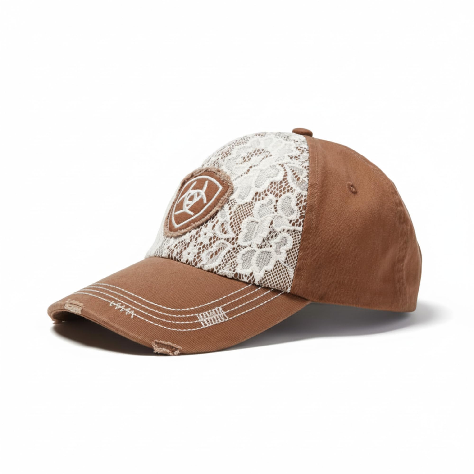 Ariat Accessories Women's Lace Logo Cap OS, Brown