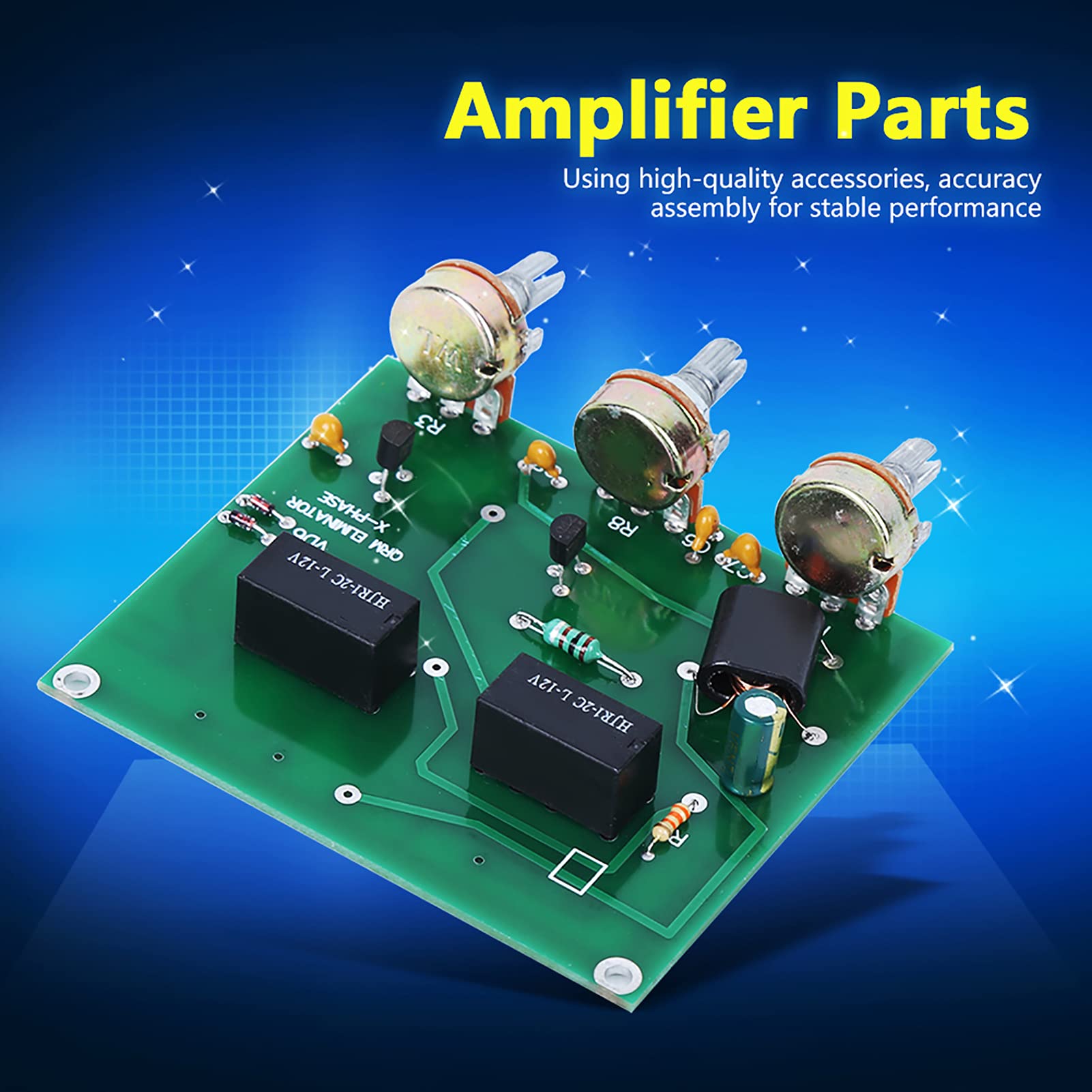 QRM-Eliminatoren X-Phase 1MHz bis 30MHz HF-Bandverstärker Fertige Platine für Funkkommunikation DIY