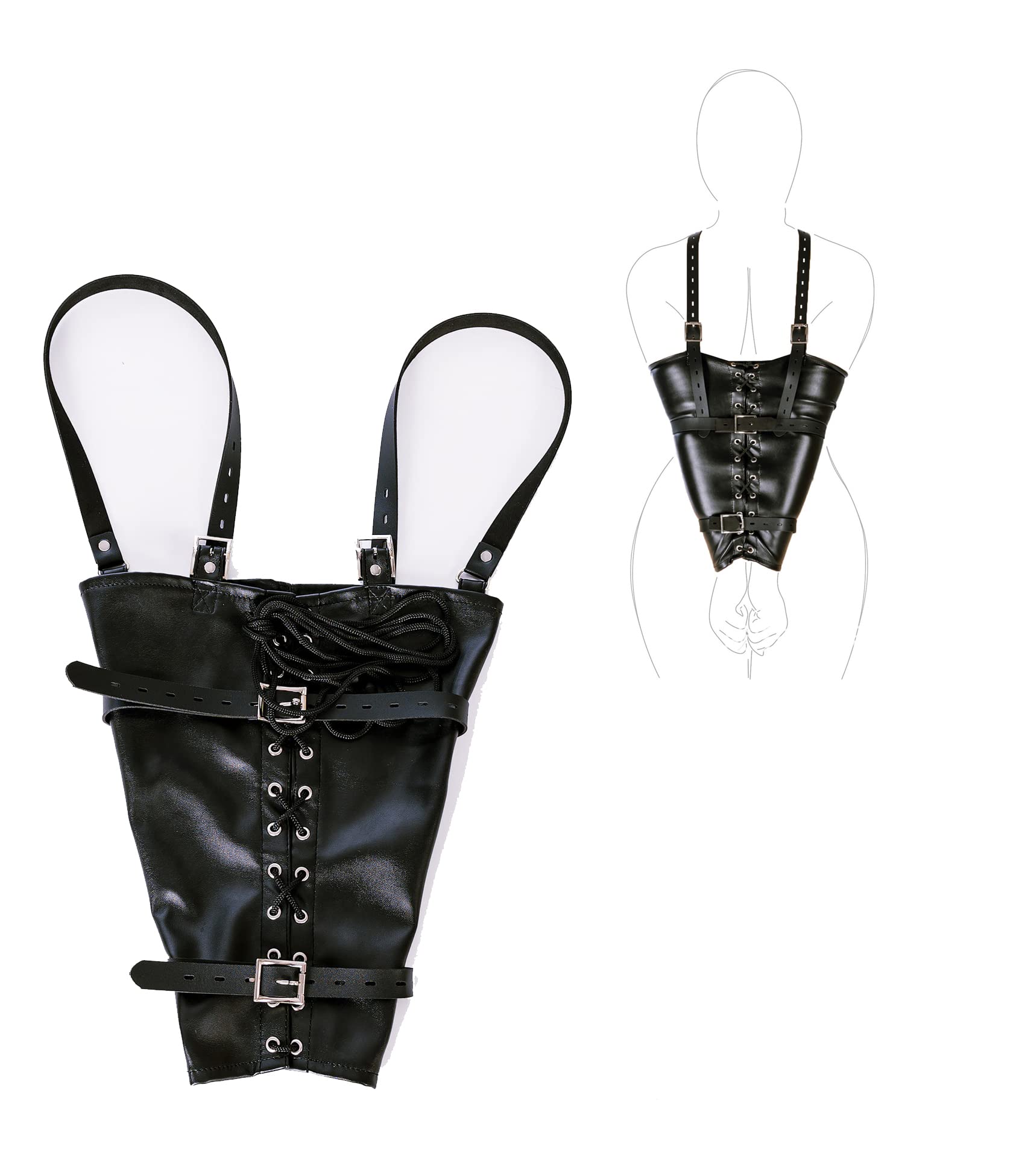 Restricciones ajustables BDSM para transformar tus noches de fetiche SM 7