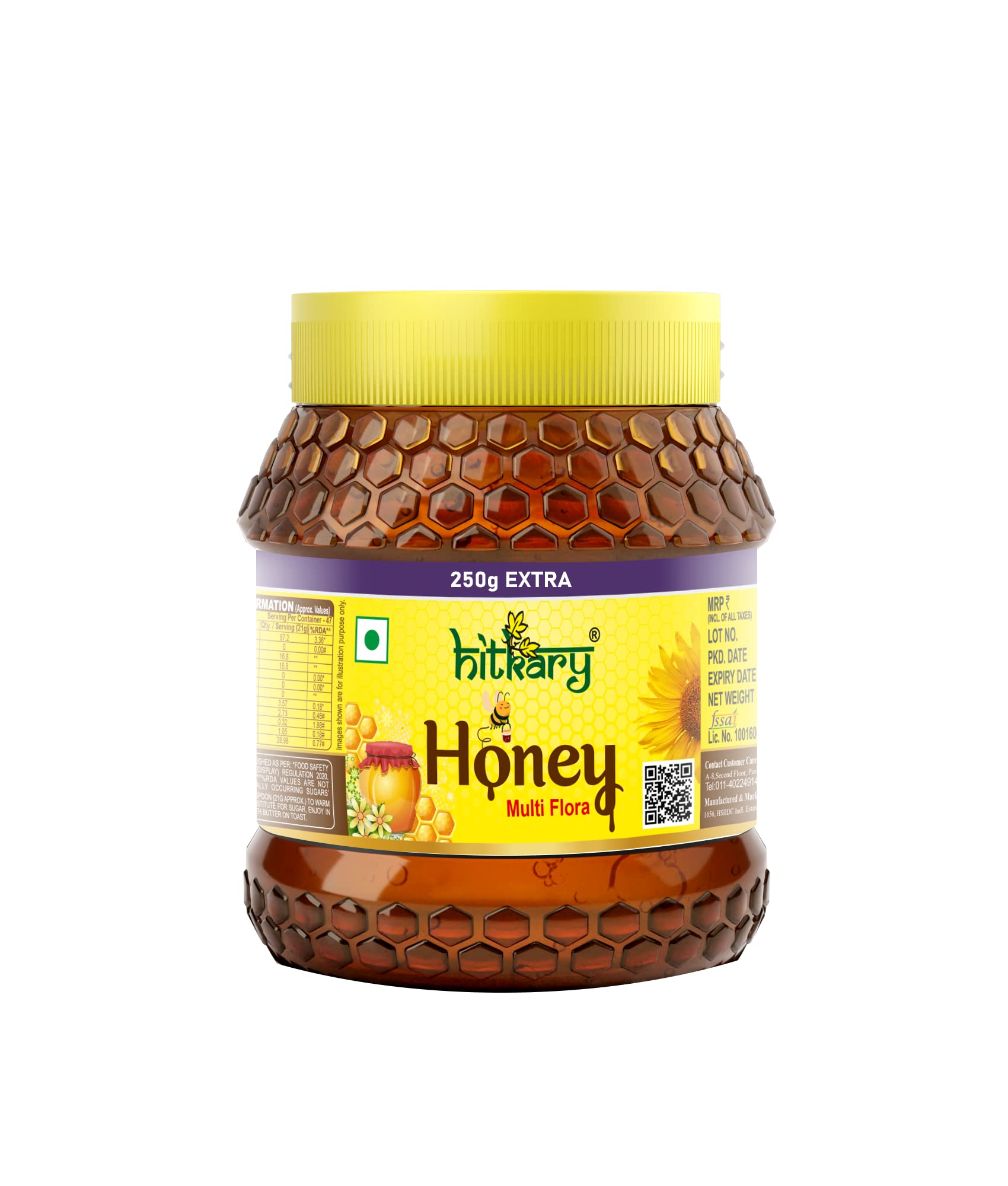 Honey - 500g (250gm + 250gm extra)