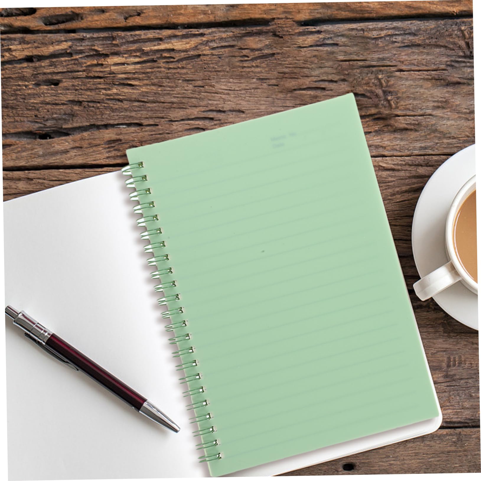 NUOBESTY 4 Piezas Libro de Bobinas Retro Cuaderno Espiral Libreta Bonita de Material Cuaderno Espiral Útiles Escolares para Tomar Notas Trabajo