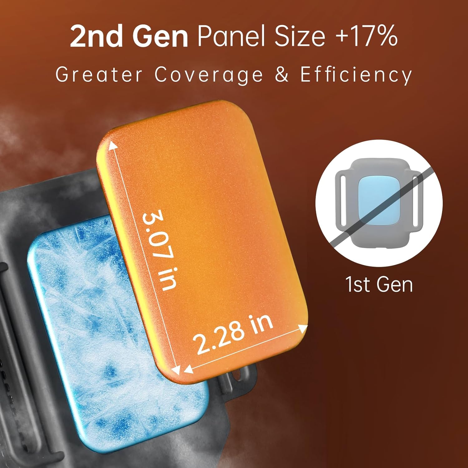 review Electric Heat Cold Contrast Therapy Machine for Body Pain Relief, Portable Rechargeable Heating Pad for Neck Shoulders and Muscle Recovery, 2nd Gen, Instant 3s Temp Switch, Greater Coverage by 17%