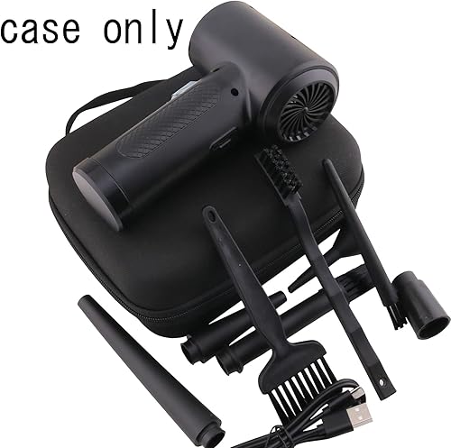 Miniatura 8 de Estuche de transporte rígido de EVA, compatible con ZARIMICOMOBELIEF Compressed Air Duster, limpiador de teclado para oficina