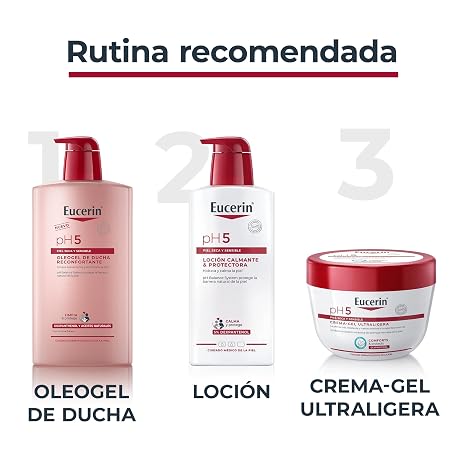 Eucerin pH5 Cream (75ml), Gentle Face & Body Cream for Sensitive Skin, Facial Moisturizer with Dexpanthenol & Glycerin, Instantly Acts & Absorbs Quickly
