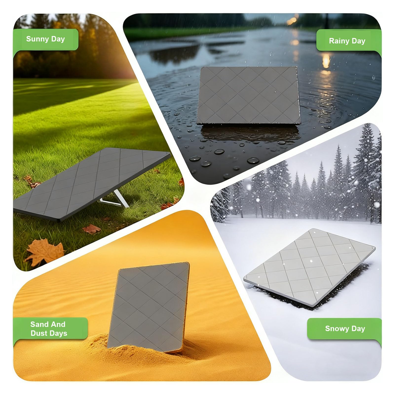 Gugxiom Funda Protectora para StarlinkGen 3, Cubierta Impermeable de Silicona para Antena Parabólica con Diseño Hexagonal para Instalación en Exteriores y Protección contra Todo Tipo de (Gris Oscuro)