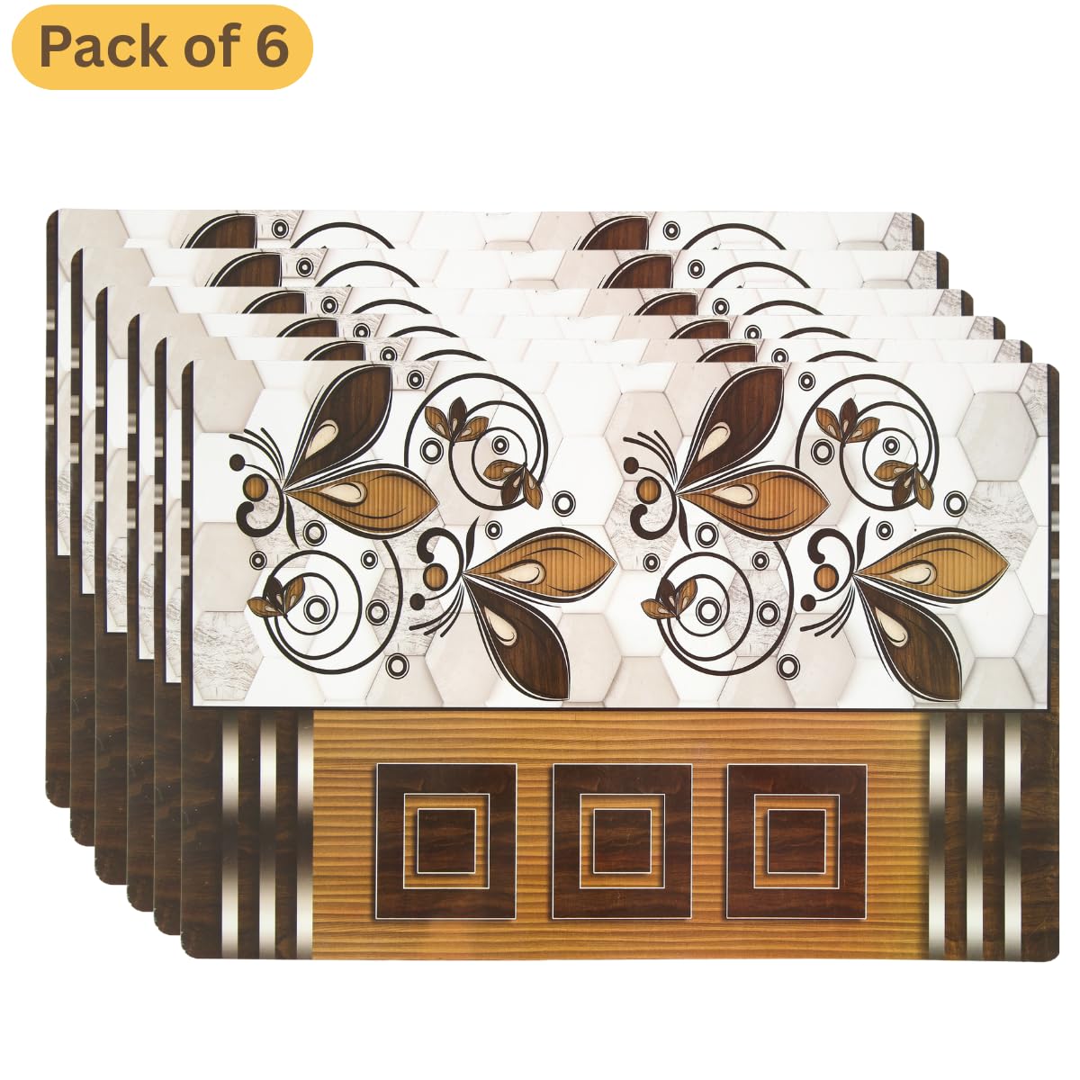 Grisha Fridge Covers - Flower Design, Waterproof -5