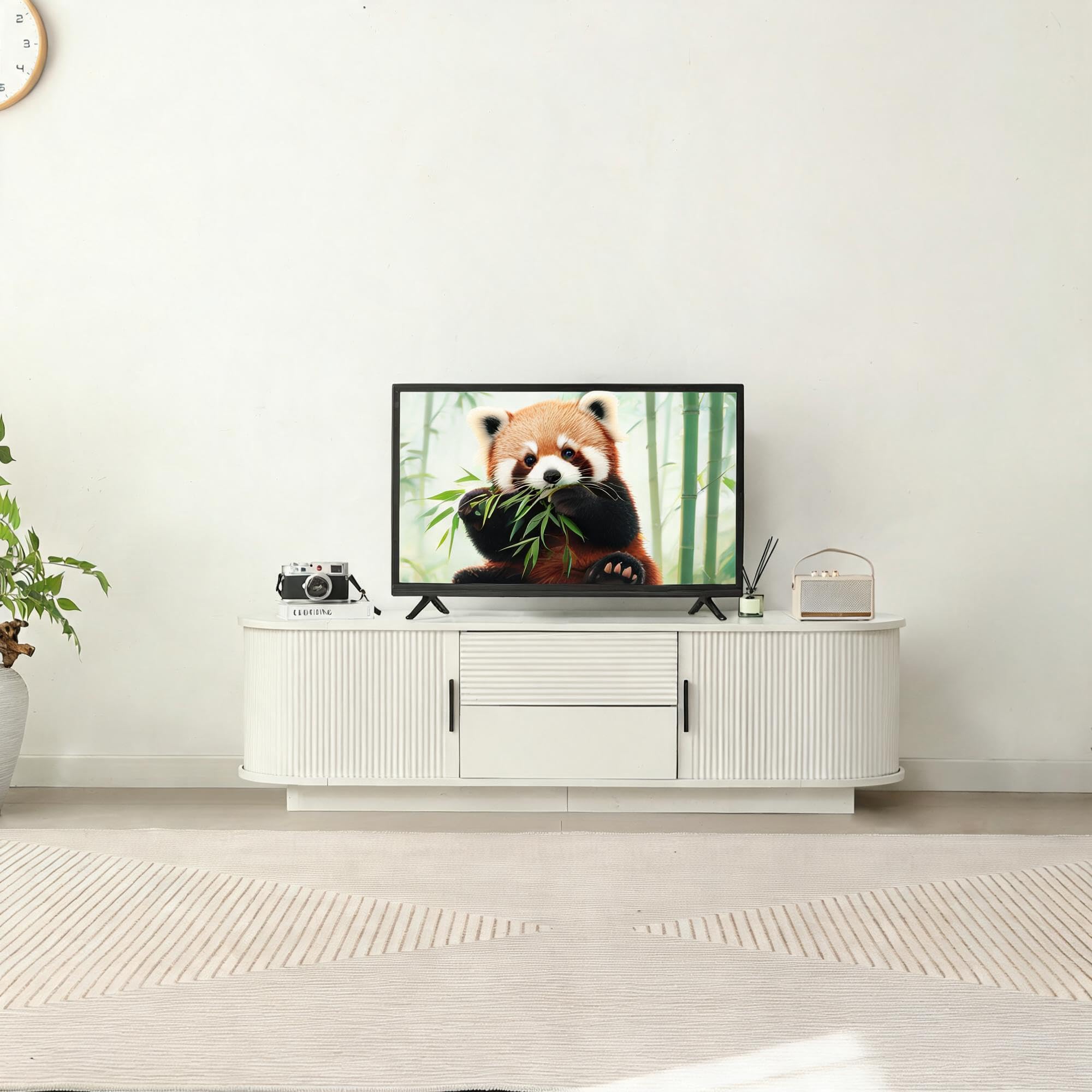 Amazon｜HOOLINWEN テレビ台 ローボード テレビボード 幅120cm 32-75