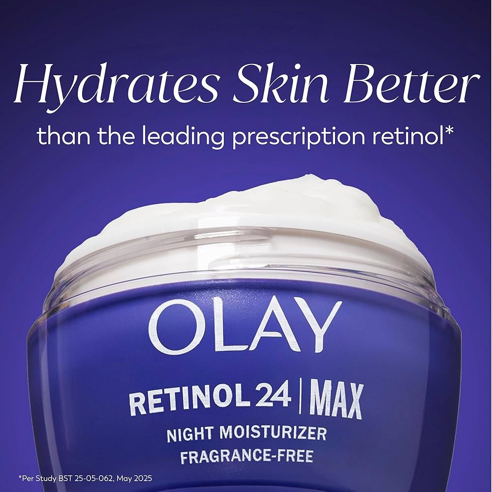 Amazon.com: Olay Retinol Night Cream for Women, MAX, Anti-Aging