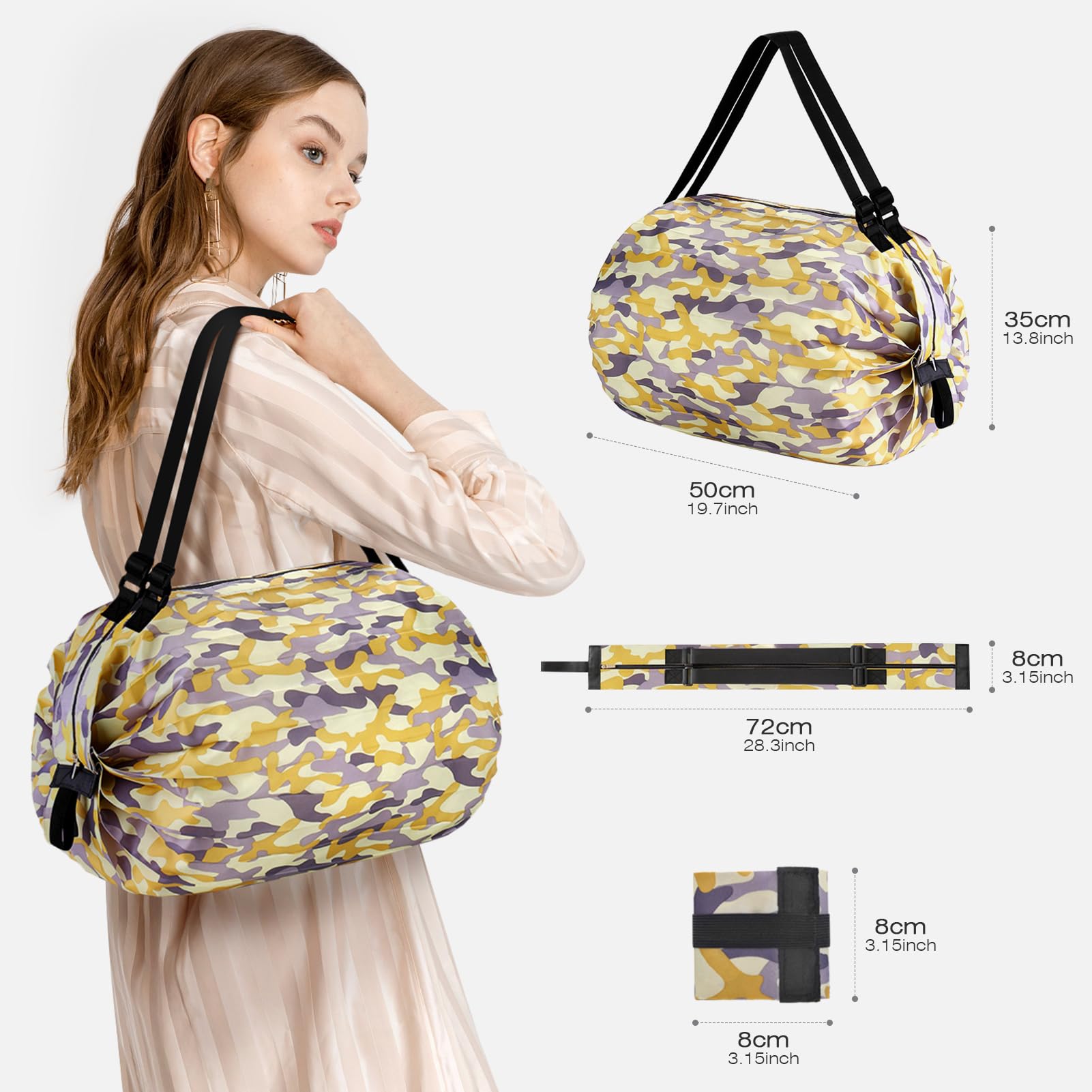 SPAHER Borsone da Viaggio Easyjet 45x36x20 Bagaglio a Mano Borsone Palestra Sportiva Grande 30L Donna Uomo Impermeabile Borsa da Viaggio Piscina Fitness Travel Duffel Cabin Bag