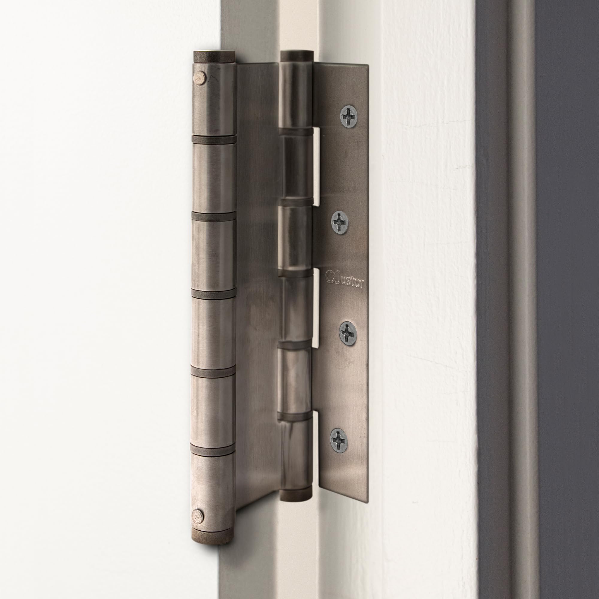 DA Bisagra muelle doble acción 180 mm Inox, estuche de 2 unidades
