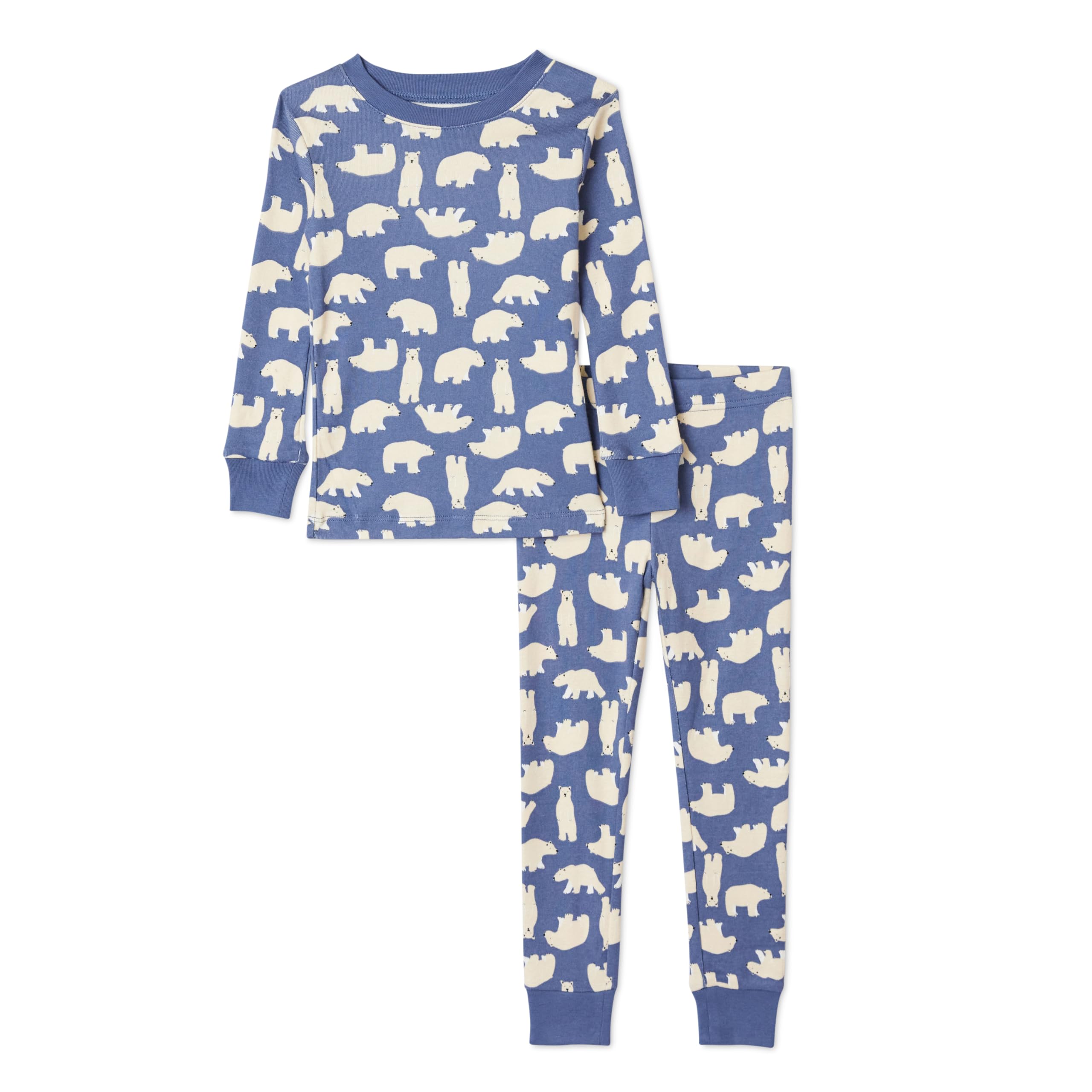 Amazon Essentials Babies, Toddlers and Boys' Snug-Fit Cotton Rib Pajama Sleepwear Sets, Multipacks