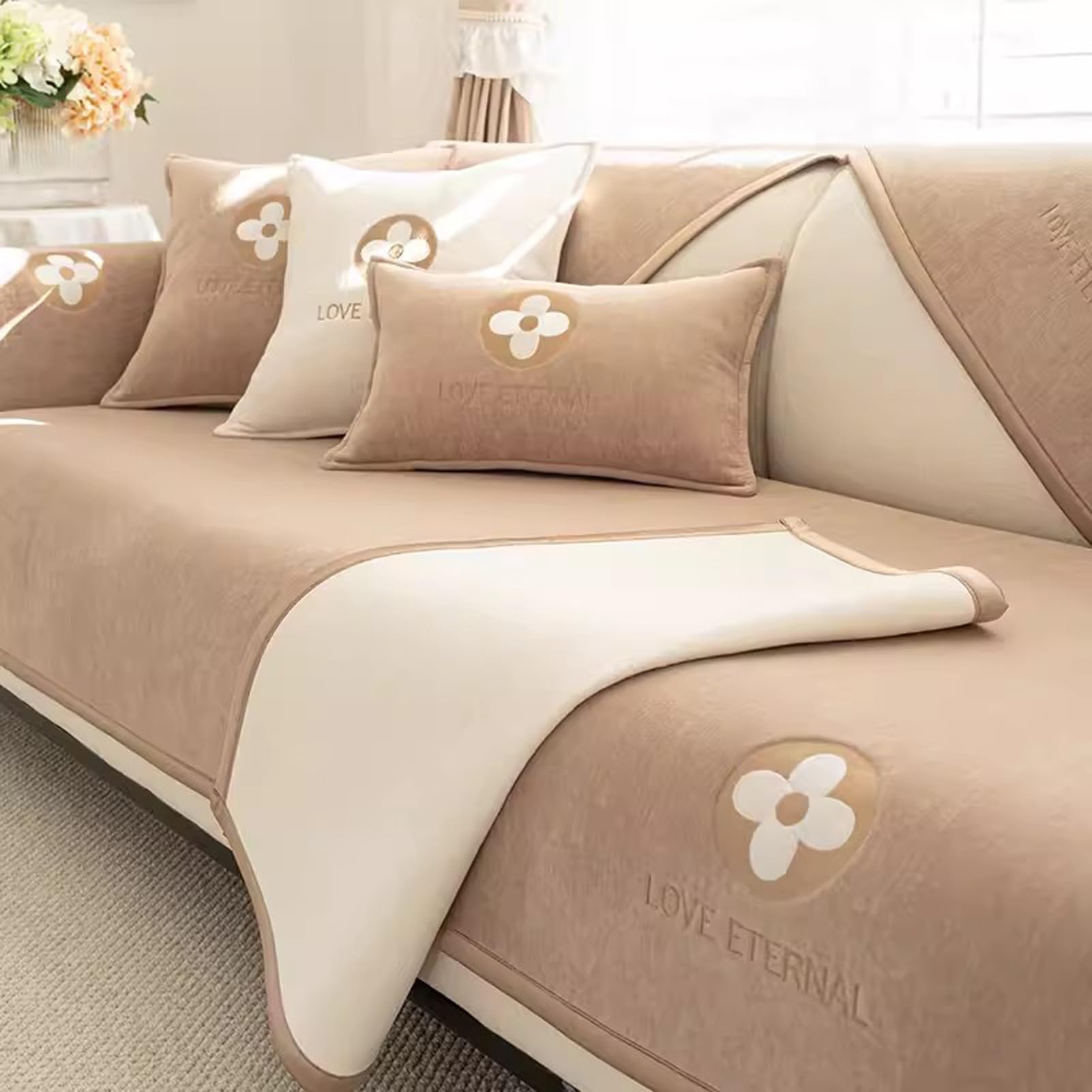 Housse de coussin de canapé de siège idéale pour un salon chaleureux et accueillant