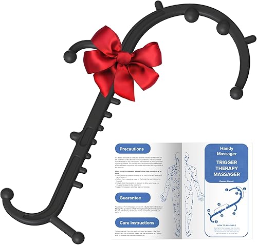 Miniatura 9 de Masajeador de Tejido Profundo para Espalda y Cuello - Stick de Masaje para la Espalda para Alivio del Dolor, Removedor de Nudos Musculares, Azul