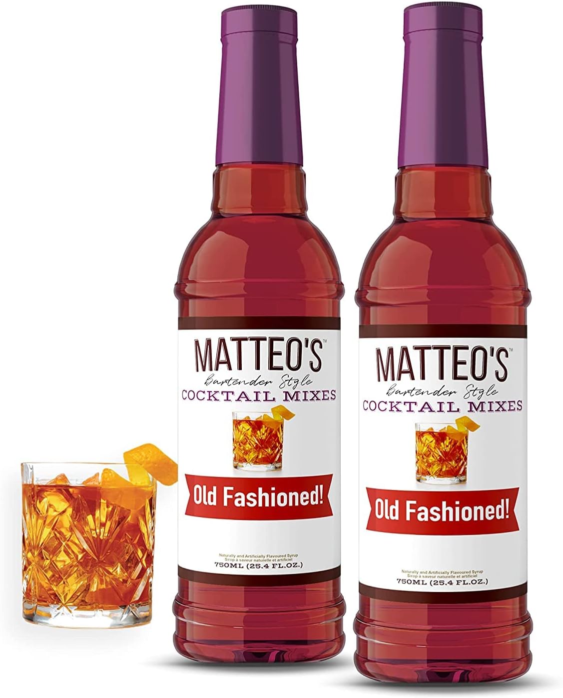 Matteo's Cocktail Mixes Old Fashioned Delicious Cocktail Mixers