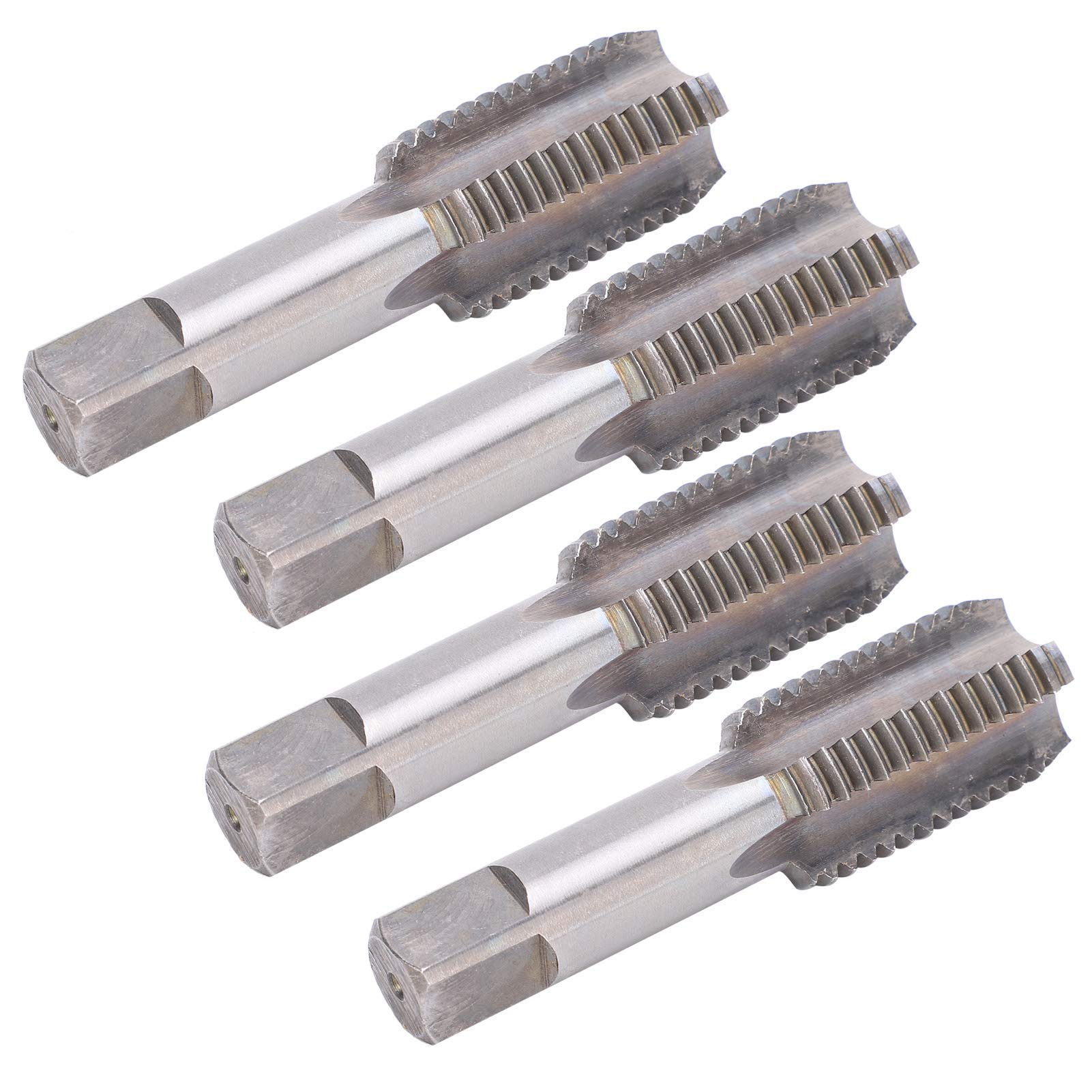 Macho HSS, Macho de Mano Métrico, Macho de Rosca, Machos de Buje Roscado de Alambre, Tubería de Mano Izquierda, Macho de Rosca Manual M30 de 4 Piezas, Herramientas de Perforació