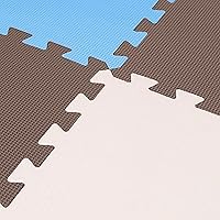 Vista 9 de BalanceFrom Foam Floor Tiles for Kids - Non-Toxic Comfortable Baby Play Mat and Interlocking Foam Tiles for Crawling & Development, Soft Play Mat