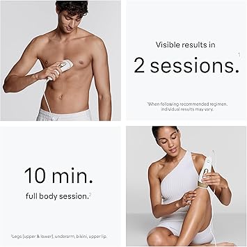 Braun IPL, SilkExpert Pro 5, IPL Hair Removal for Women and Men, Permanent Laser Hair Reduction At-Home, 2 Heads, Pouch, IPL5137