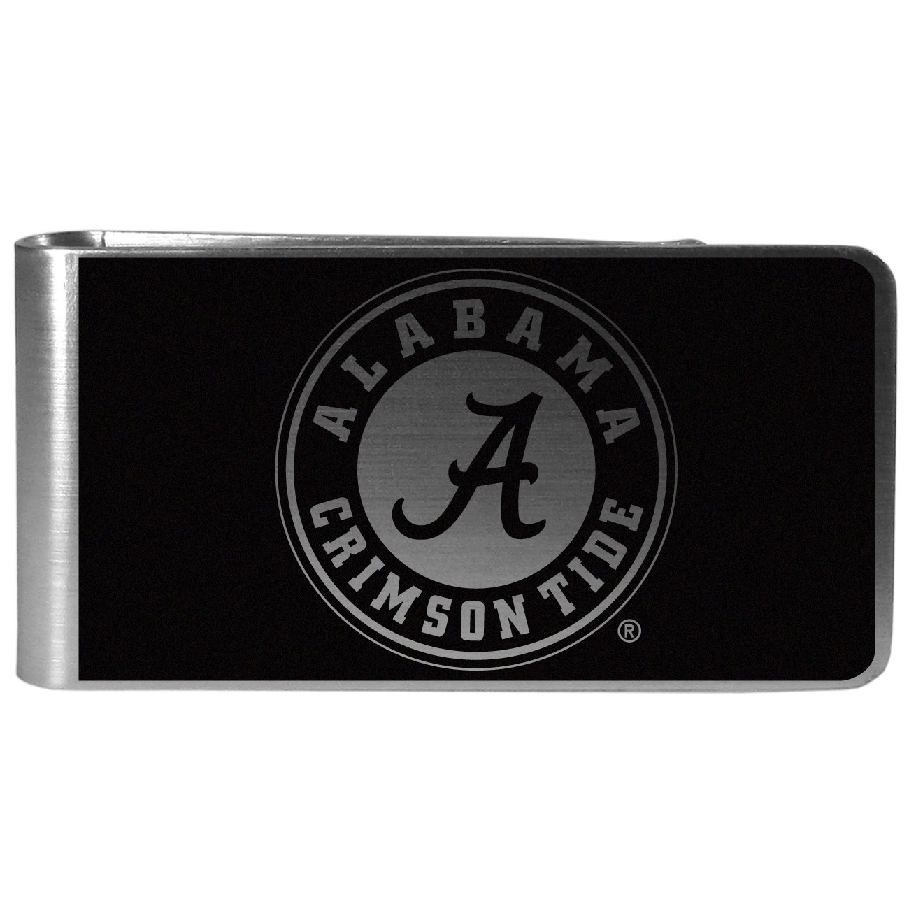 NCAA Alabama Crimson Tide Black & Steel Money Clip-image-49