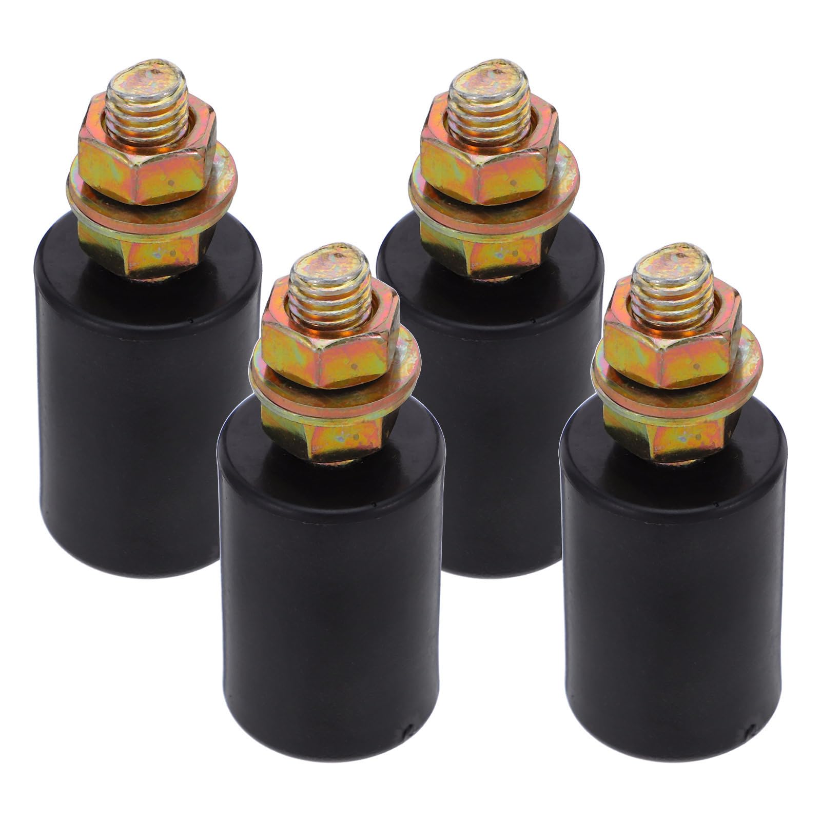 Poulies en Nylon Noir et Fer pour Porte Coulissante Robuste