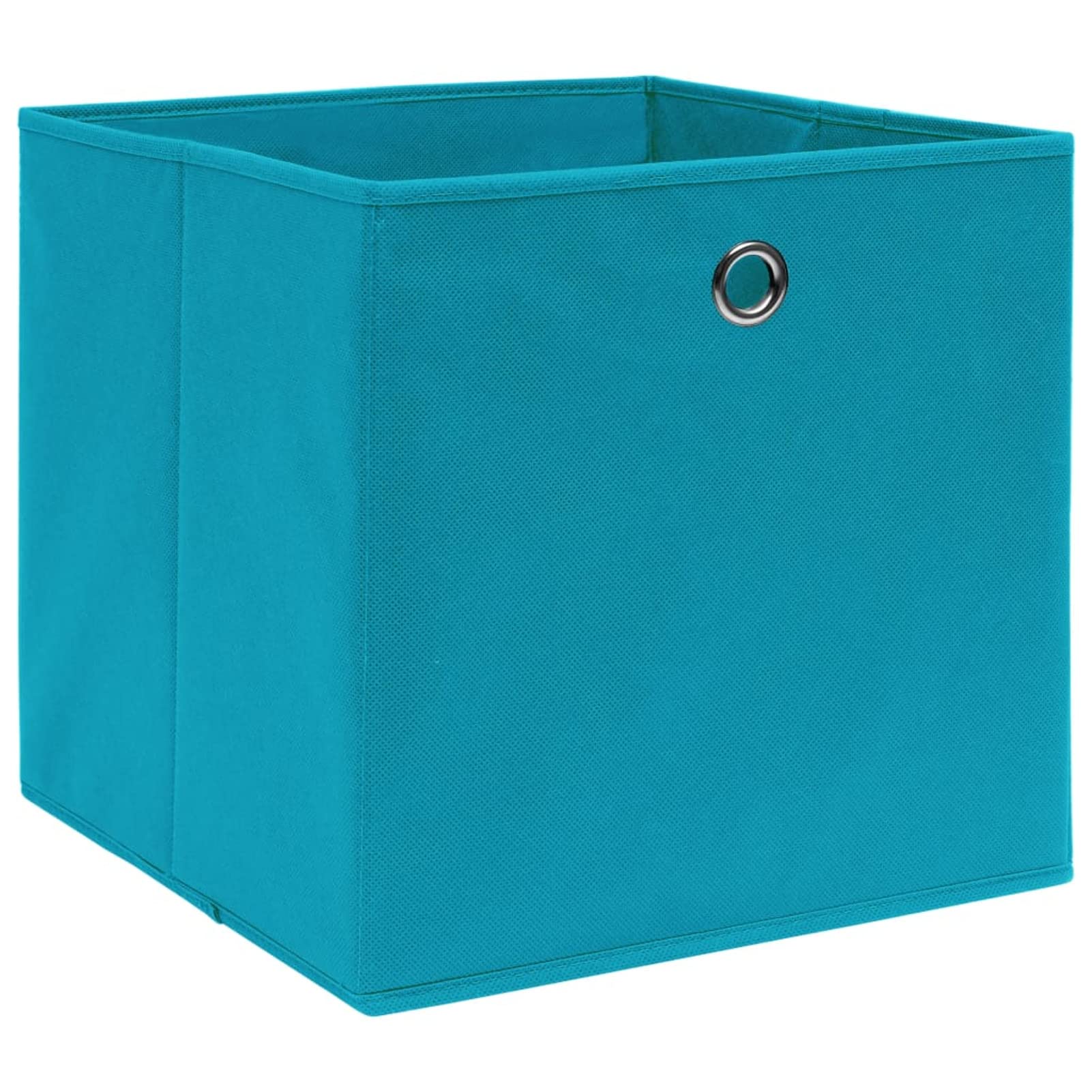 Cajas de almacenaje 4 uds Tela no Tejido 28x28x28 cm Azul bebé, Organizador Cajones, Cajas Organizadoras, Caja Juguetes Almacenaje, Contenedores De Almacenamiento, Cubo Almacenaje
