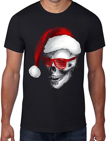 skull santa shirt