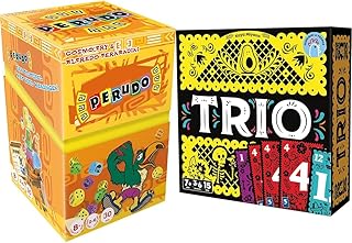 Asmodee - Perudo - Jeu de Dés et de Bluff pour Enfants dès 8 Ans - Jeu d'Ambiance et Stratégie & Cocktail Games - Trio - Jeux de Société - Jeux de Cartes - Made in France - Jeux Famille