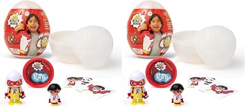 RYAN'S WORLD Mini Mystery Egg - Series 8 | Collectable Surprise Toy | For Kids Aged 3+ Pack of 2