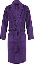 Unisex Mens Womens 100% Luxury Egyptian Cotton Super Soft Terry Towelling Bath Robe Ladies Dressing Gowns Towel Bathrobe Nightwear Housecoat