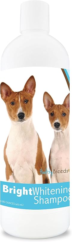Shampoo Clareador para Cães de Pelagem Branca e Clara Healthy Breeds Basenji 340 g