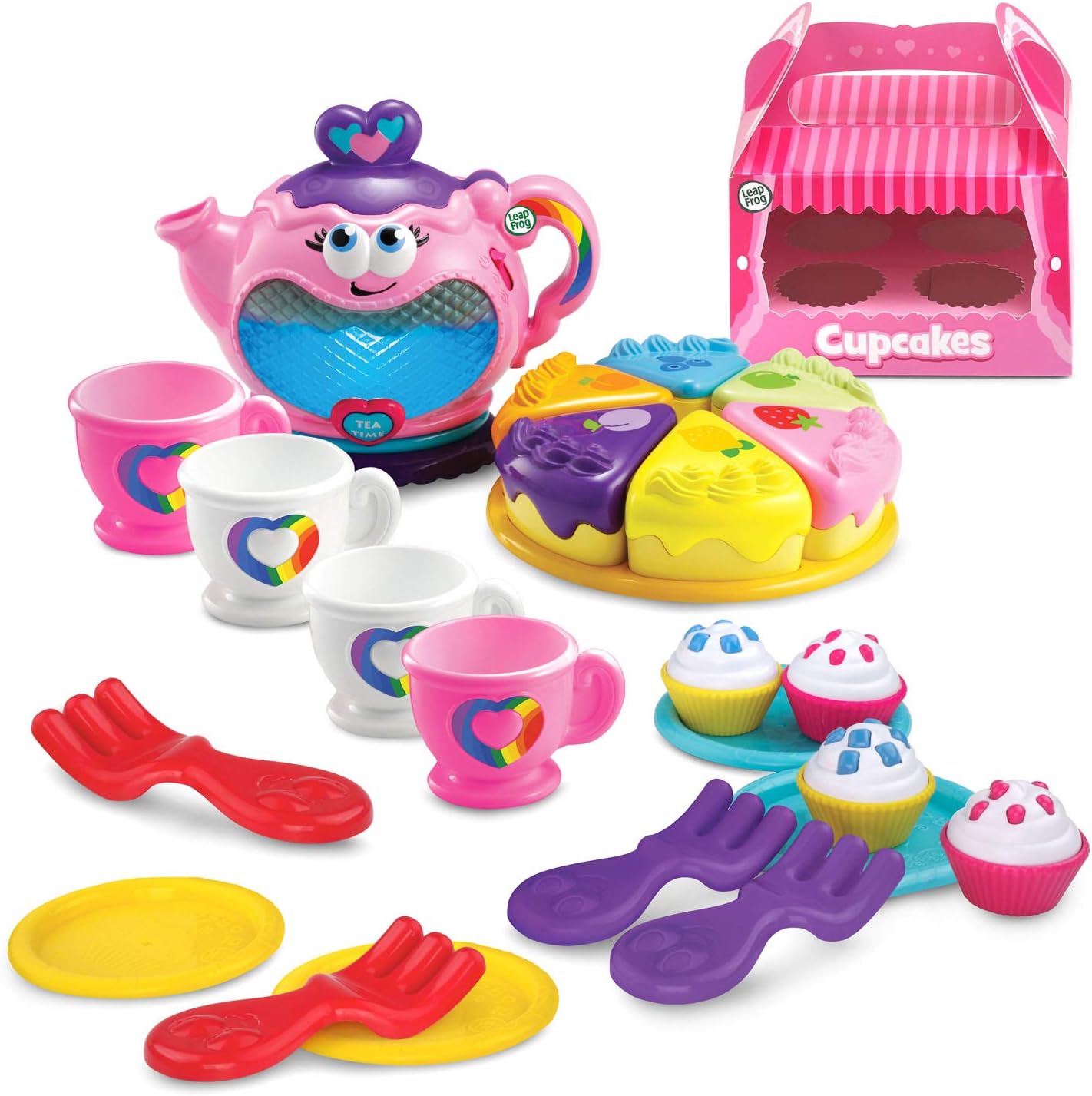 LeapFrog Musical Rainbow Tea Party Deluxe (Frustration Free Packaging) Amazon.co.uk Toys & Games