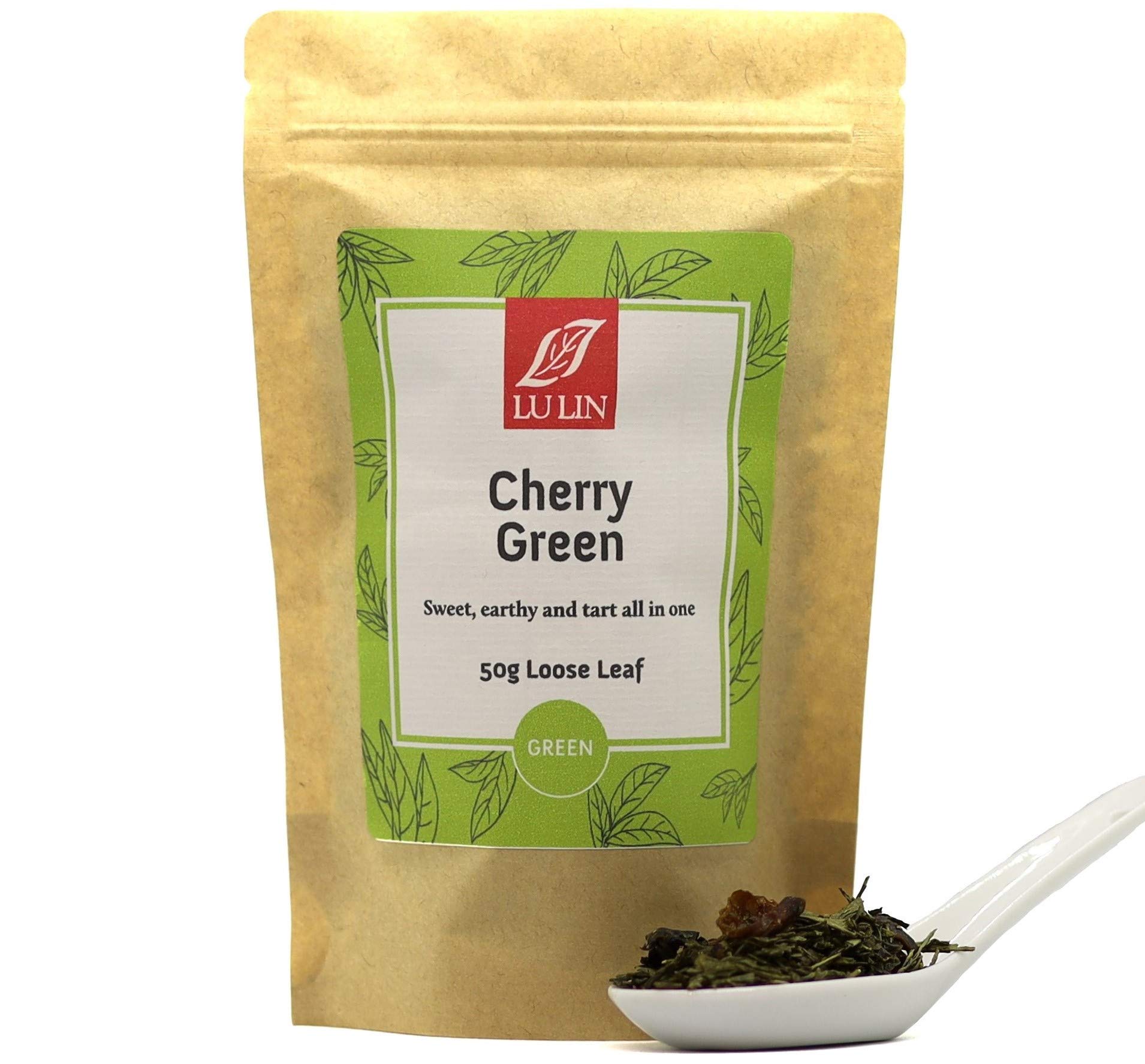 LuLin TeasCherry Green Loose Tea, 50 g