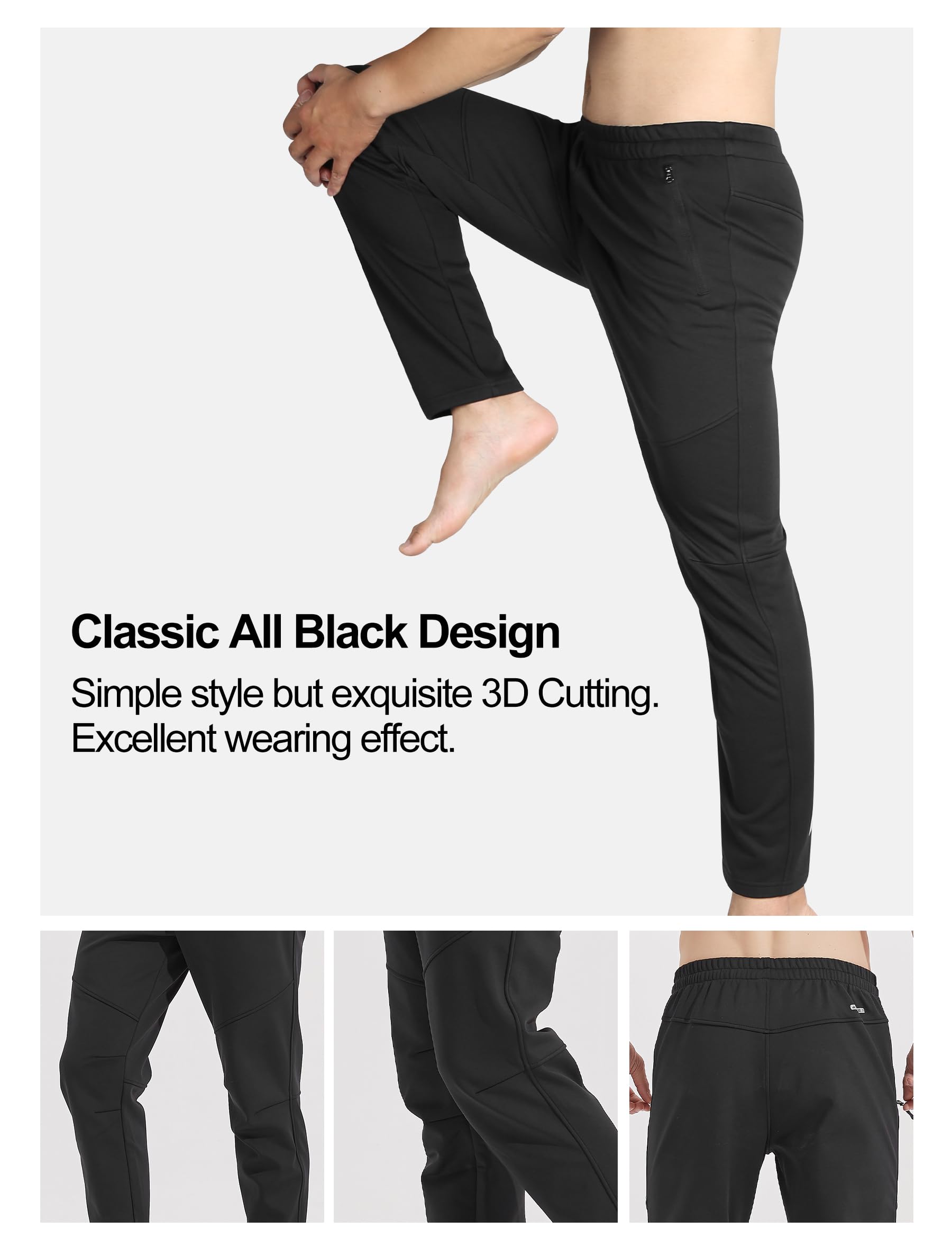 INBIKE Pantaloni Termico Uomo Traspirante Antivento Sportivo Ciclismo all’Aperto