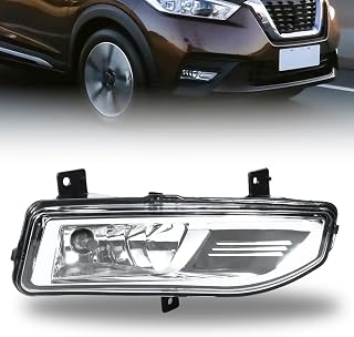 Fog Lights Compatible with NISSAN KICKS 2018-2020, Fog Lights Assembly Front Bumper Fog Light Lamp Right Passenger Side