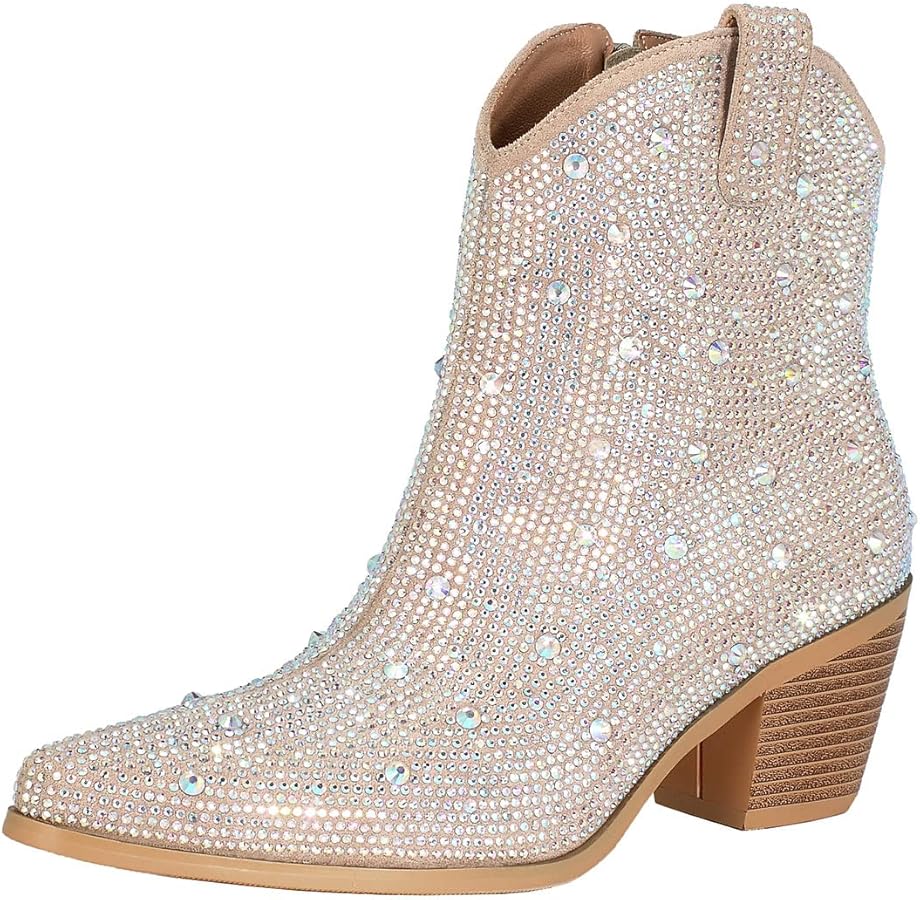 Cowboy boots with glitter Clearance