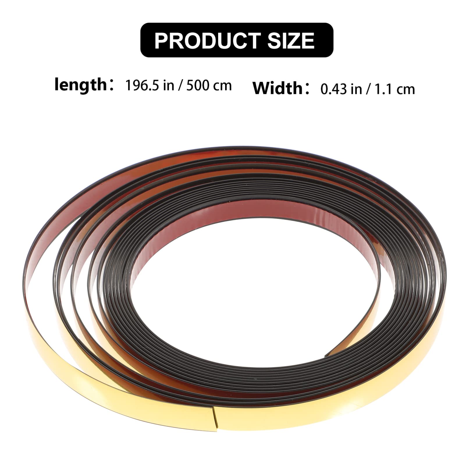 SOLUSTRE Self-Adhesive Waterproof Tape Caulk Strip Tape Wall Seam Sealing for Kitchen/Bathroom