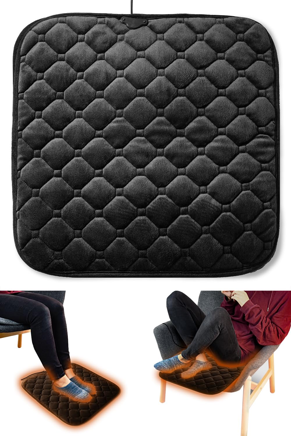 Amazon | [MRG] 電気ホットマット 43×43cm電気座布団 電気カーペット